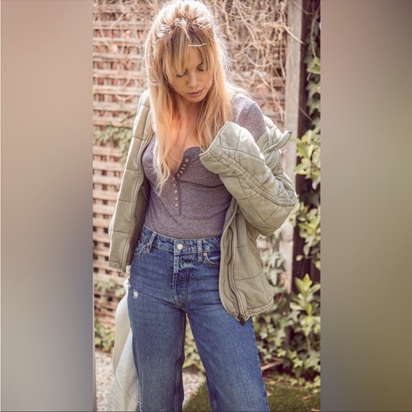 ✨SOLD✨ Free People • Dylan Thermal Bodysuit in Date Night - Picture 4 of 13